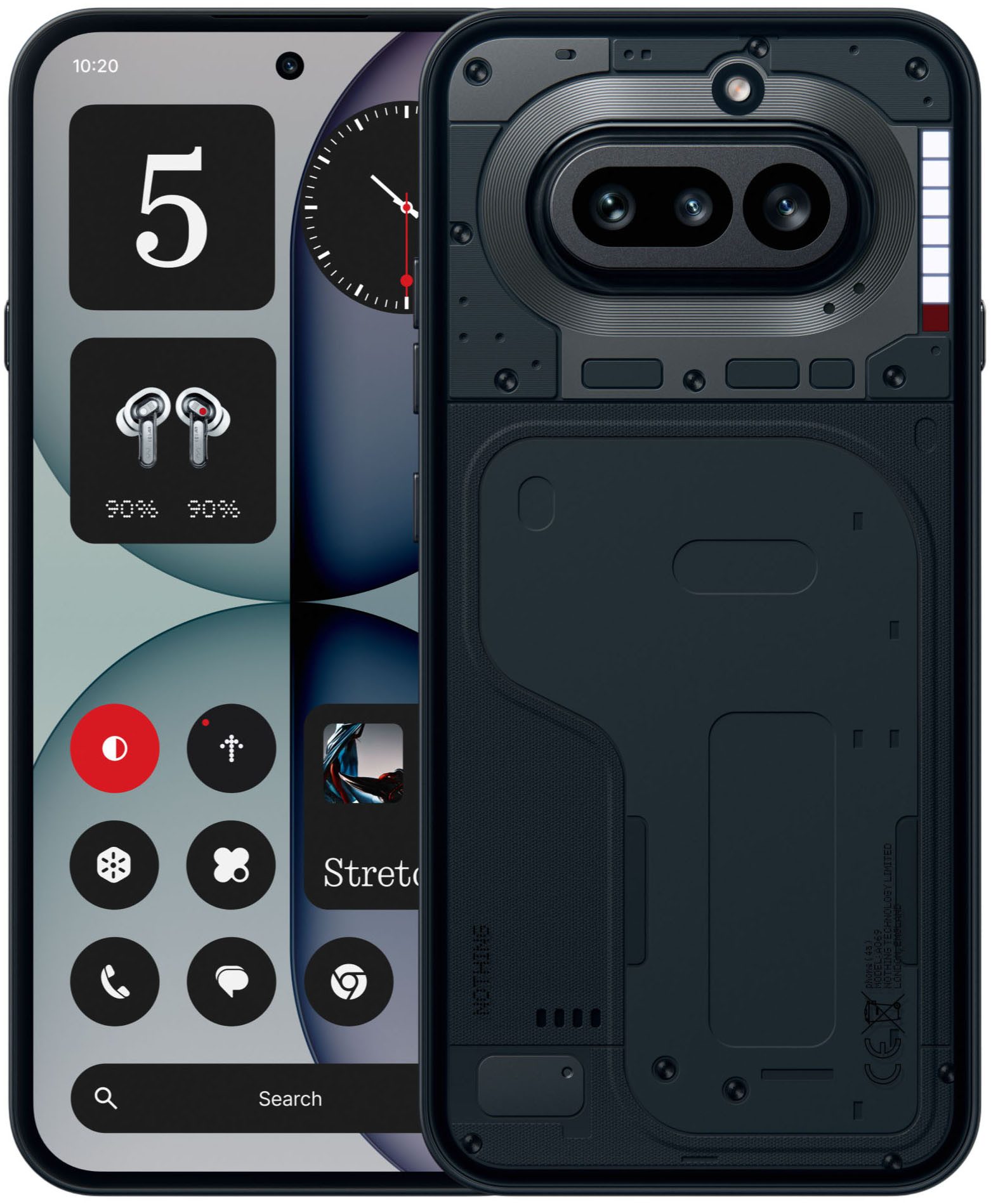 NOTHING Phone (4a) Smartphone (17,22 cm/6,78 Zoll, 256 GB Speicherplatz, 50 MP Kamera)