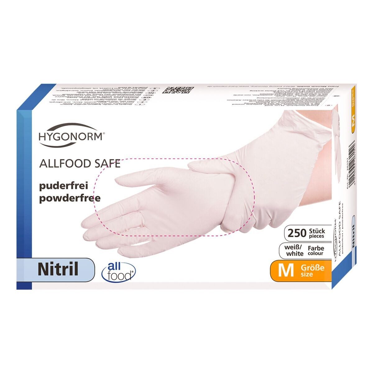 Franz Mensch Einweghandschuhe all Food Safe (250-St) 250 Stck./Pack, puderfrei