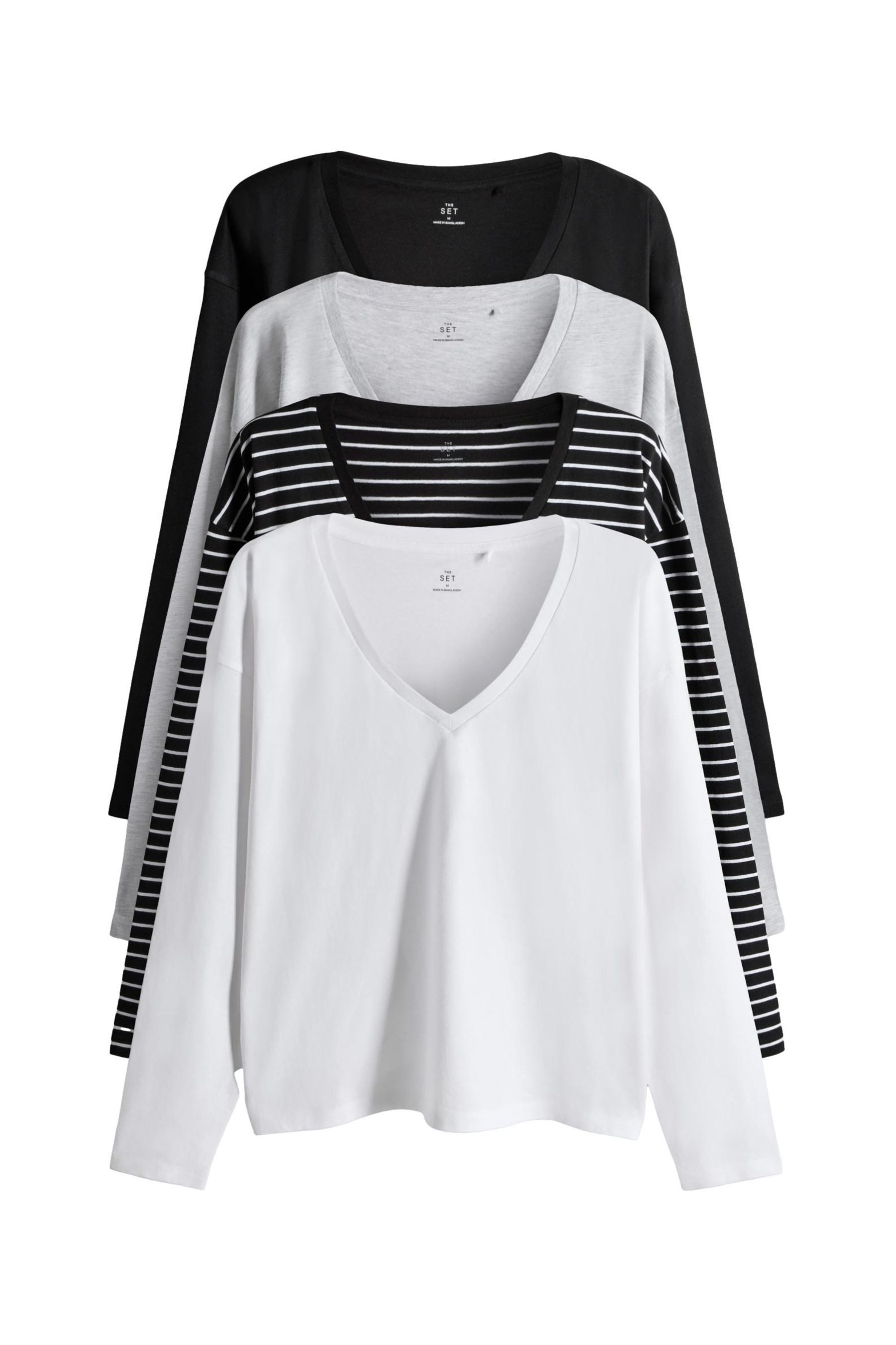 The Set V-Shirt The Set Relaxed günstig online kaufen