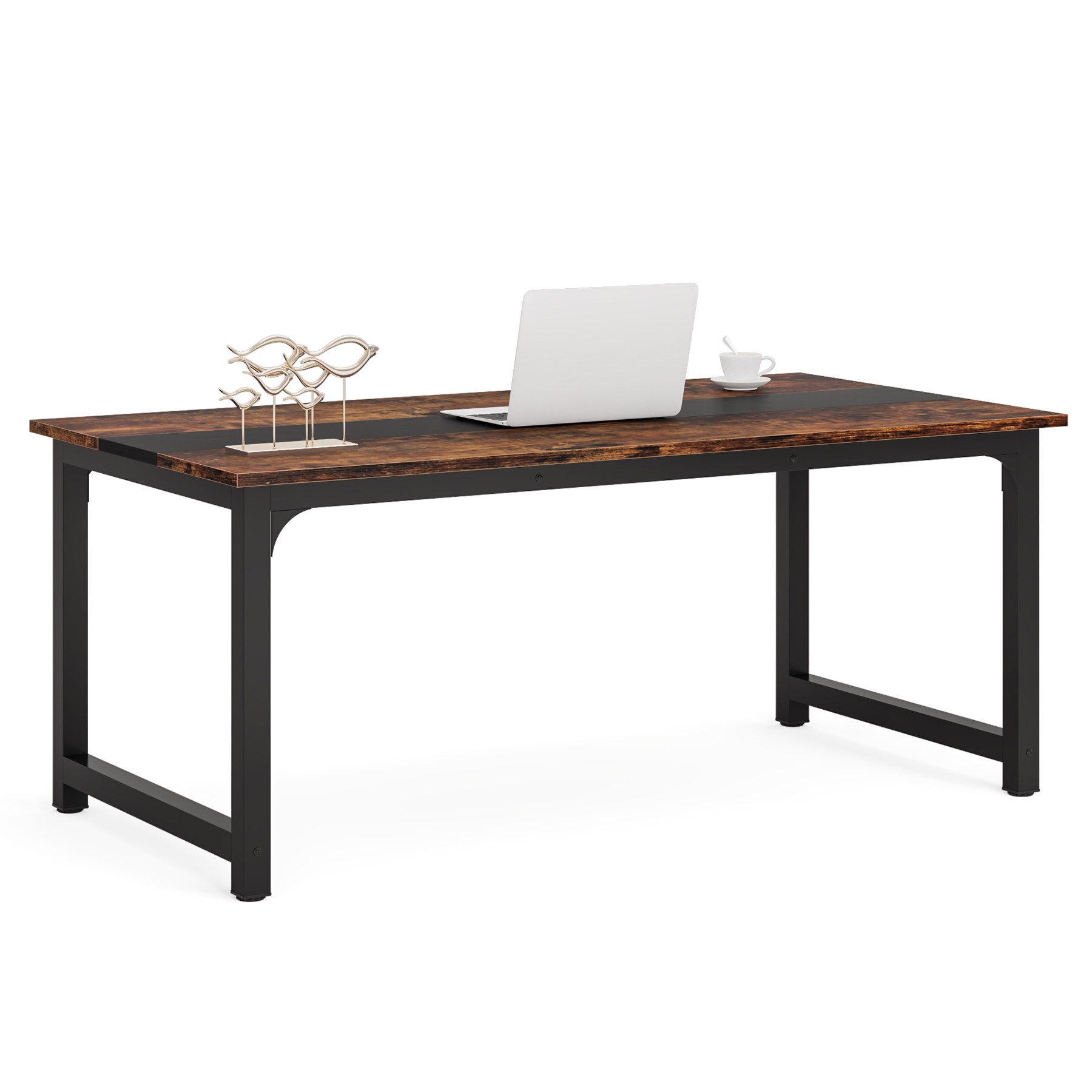 Tribesigns Computertisch Schreibtisch Moderner Computertisch, 160 x 80 cm g günstig online kaufen