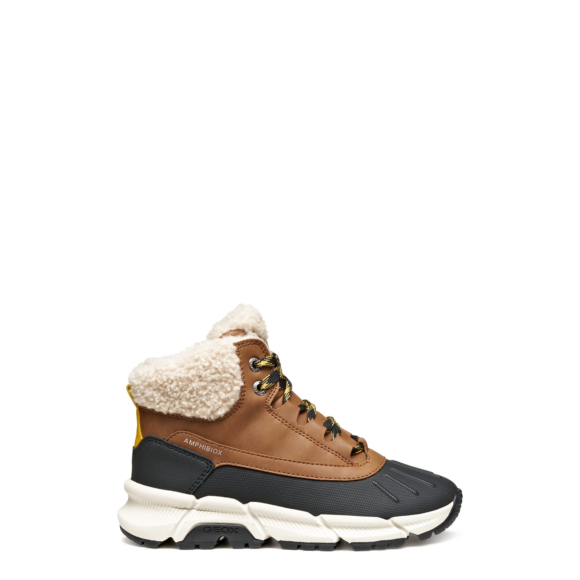 Geox GEOX FLEXYPER PLUS, Warmfutter, Braun, Kinder Winterstiefel