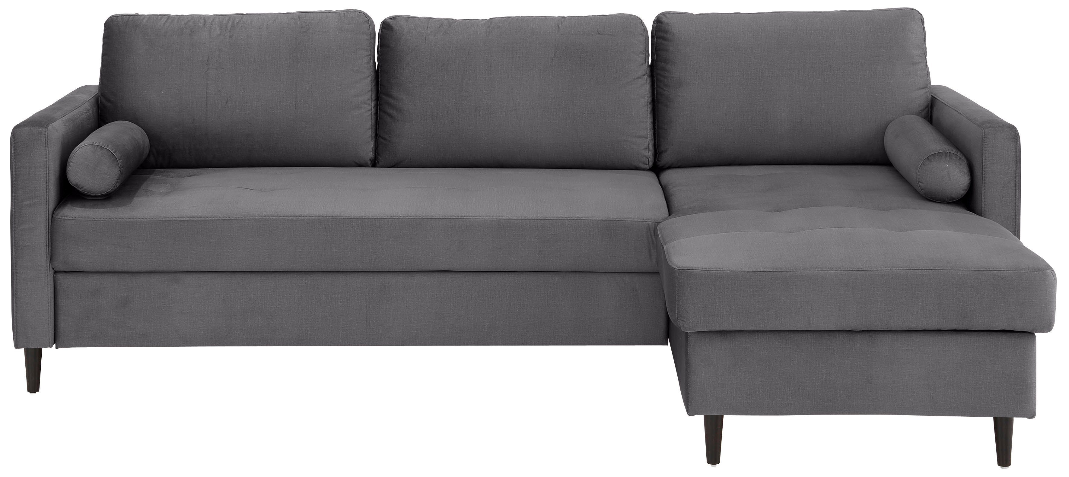 Bettfunktion Ecksofa mit inklusive Livia, INOSIGN Zierkissenrollen, auch