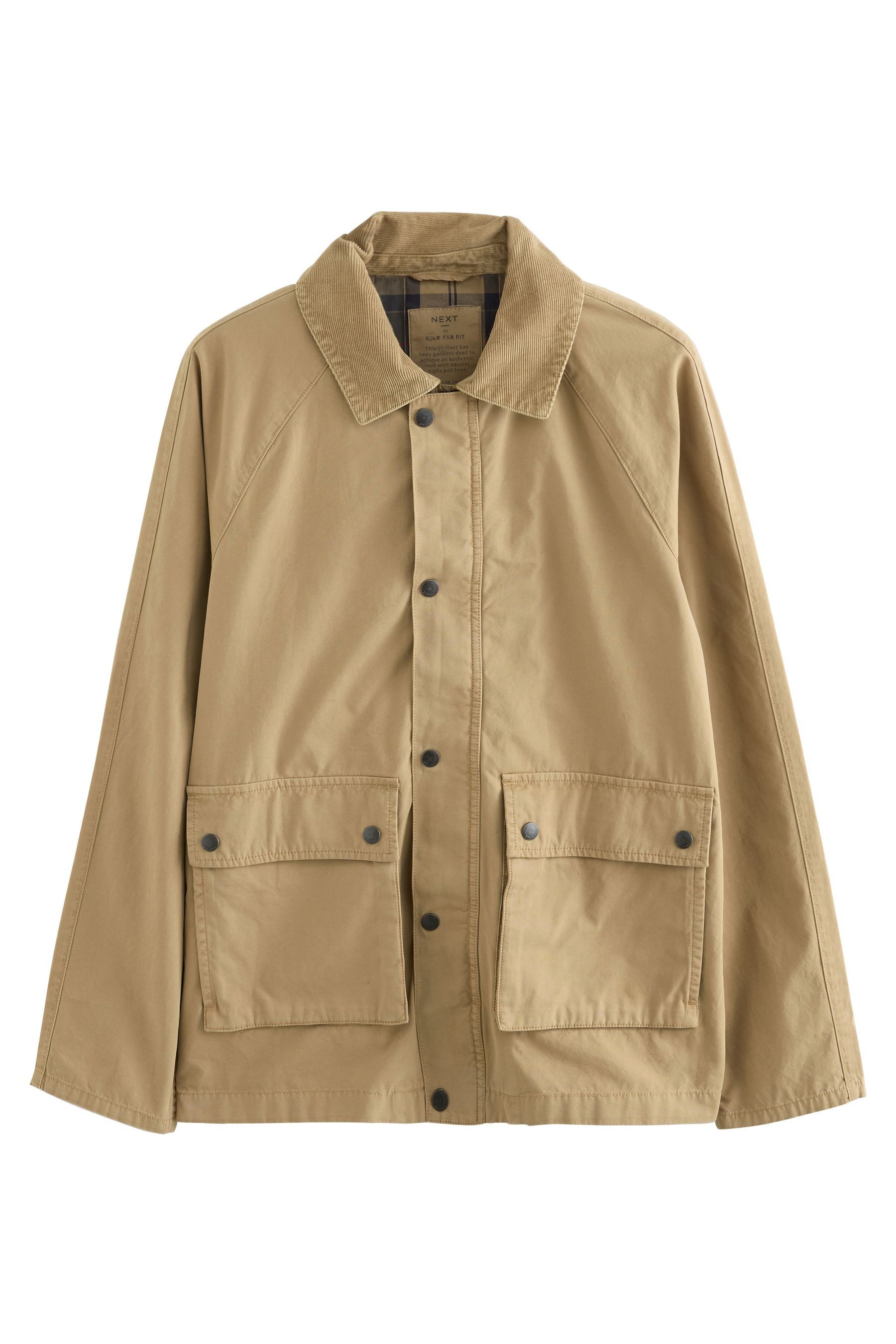 Cordjacke Feldjacke mit Cordkragen aus 100 % Baumwolle