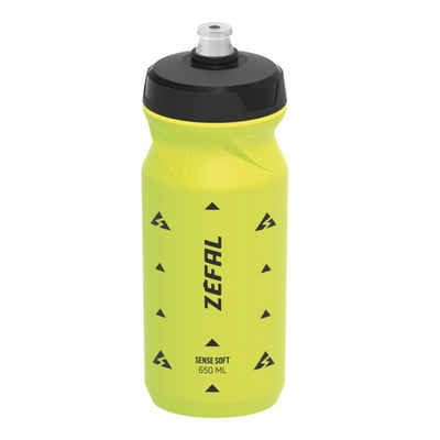 Zefal Trinkflasche Trinkflasche Sense Soft 65 650ml, neon gelb, Höhe 193mm