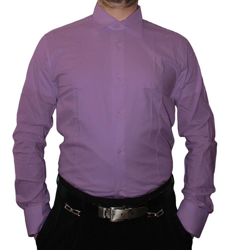 Businesshemd Herren Hemd klassischer Kragen Slim tailliert K14