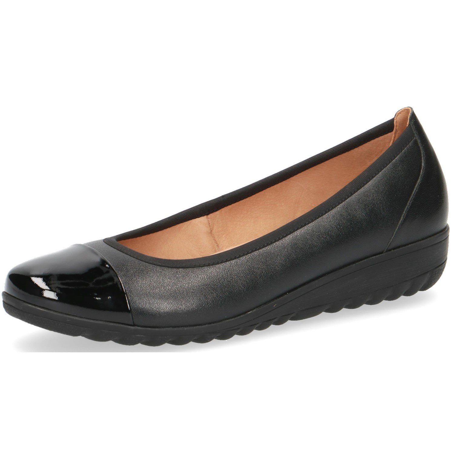 Balerini de piele cu design perforat Caprice (9 22103 42 408) | Fashion Days
