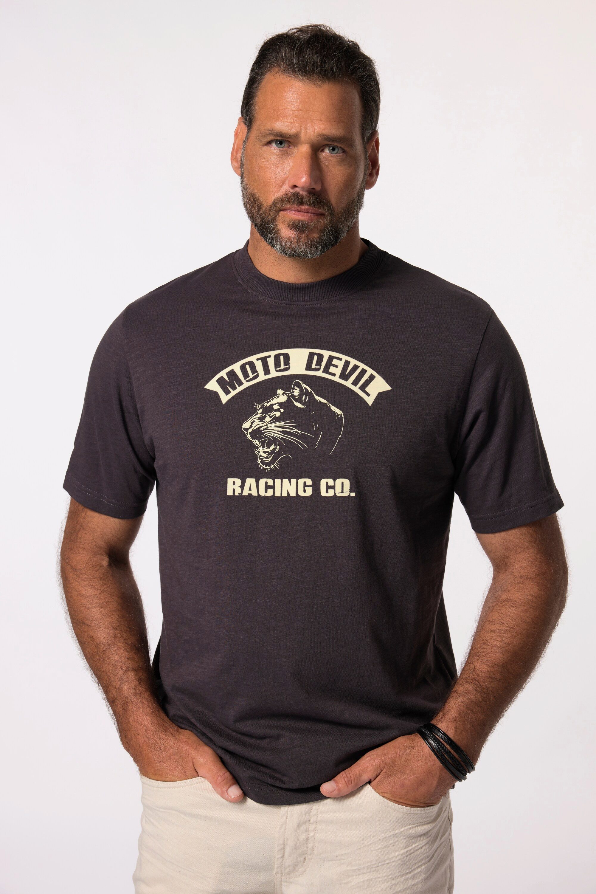 T-Shirt T-Shirt Halbarm Brustprint