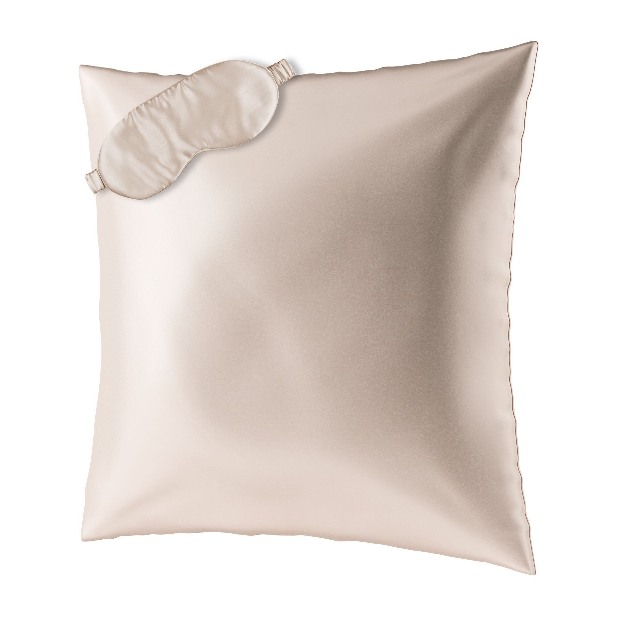 AILORIA Kissenbezüge BEAUTY SLEEP SET (80X80) Seidenkissenbezug + Maske