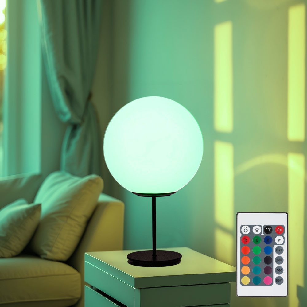 FISCHER & HONSEL LED Tischleuchte, Leuchtmittel inklusive, Warmweiß, Tischlampe Tischleuchte Leseleuchte dimmbar Fernbedienung LED 41,5 cm