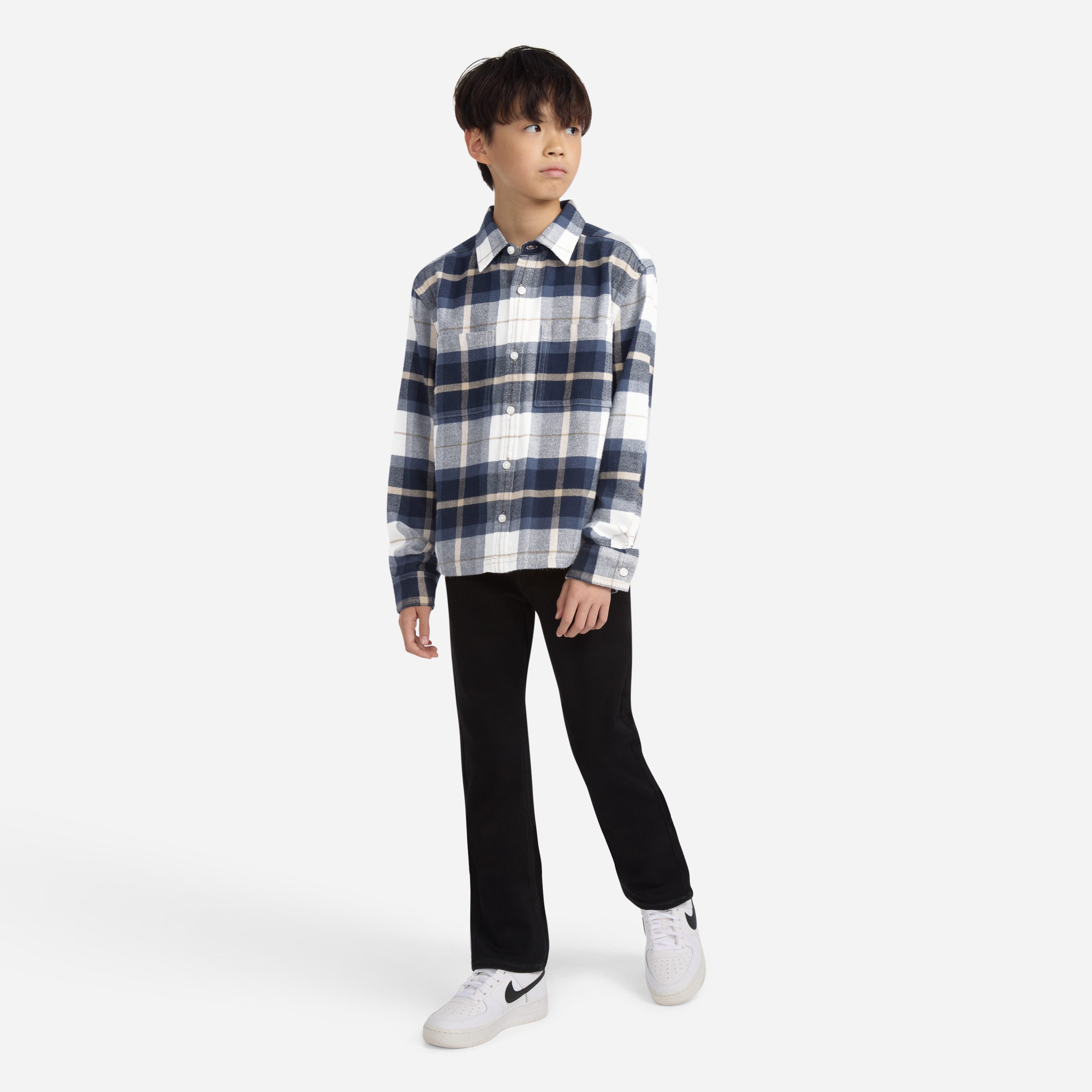 Abercrombie Kids Flanellhemd kariert, mit Brusttaschen, for boys