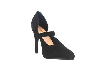 Andres Machado AM5533 Ante Negro Pumps