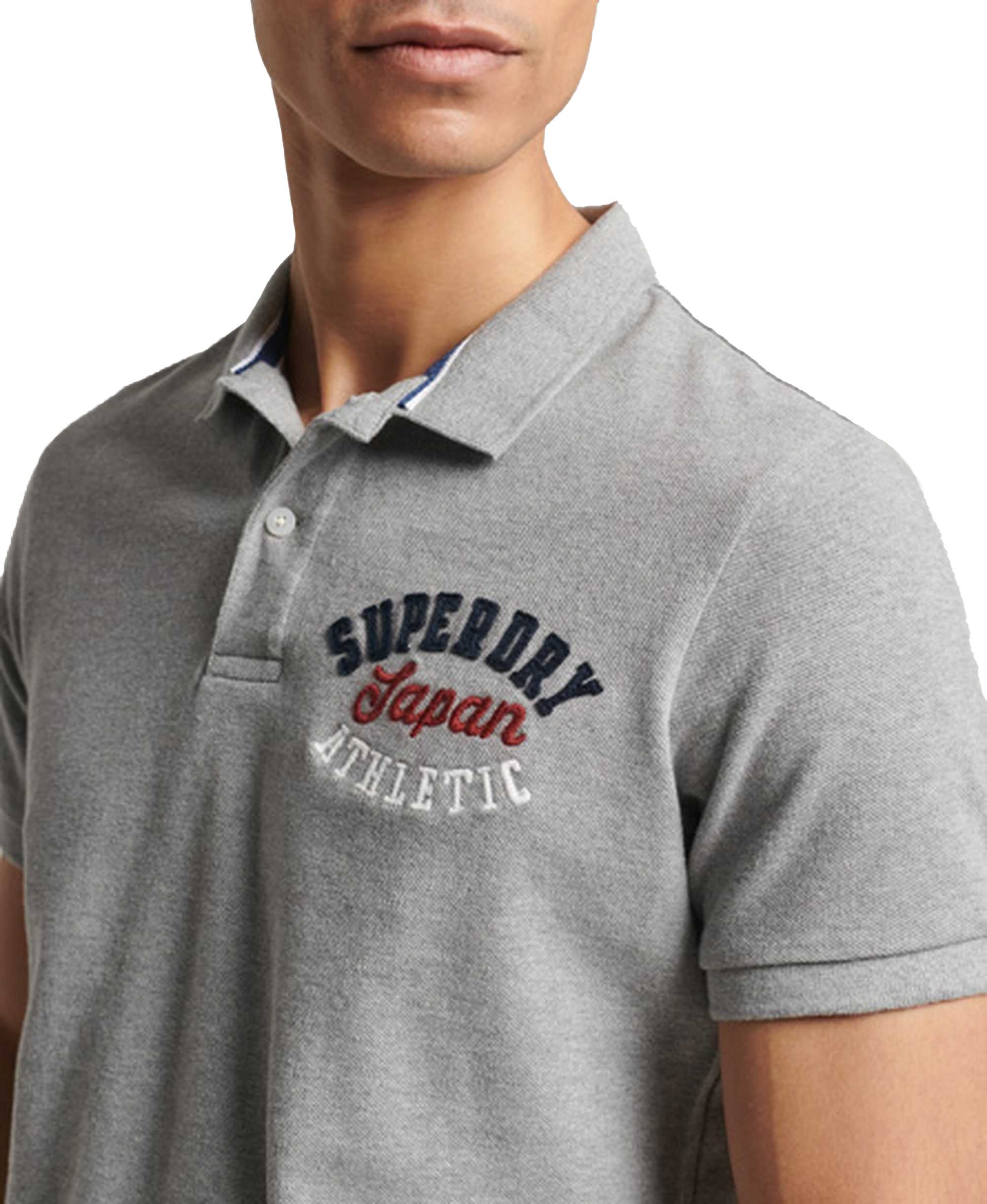 Superstate, Kurzarm Grau Herren - Superdry Poloshirt Vintage Poloshirt