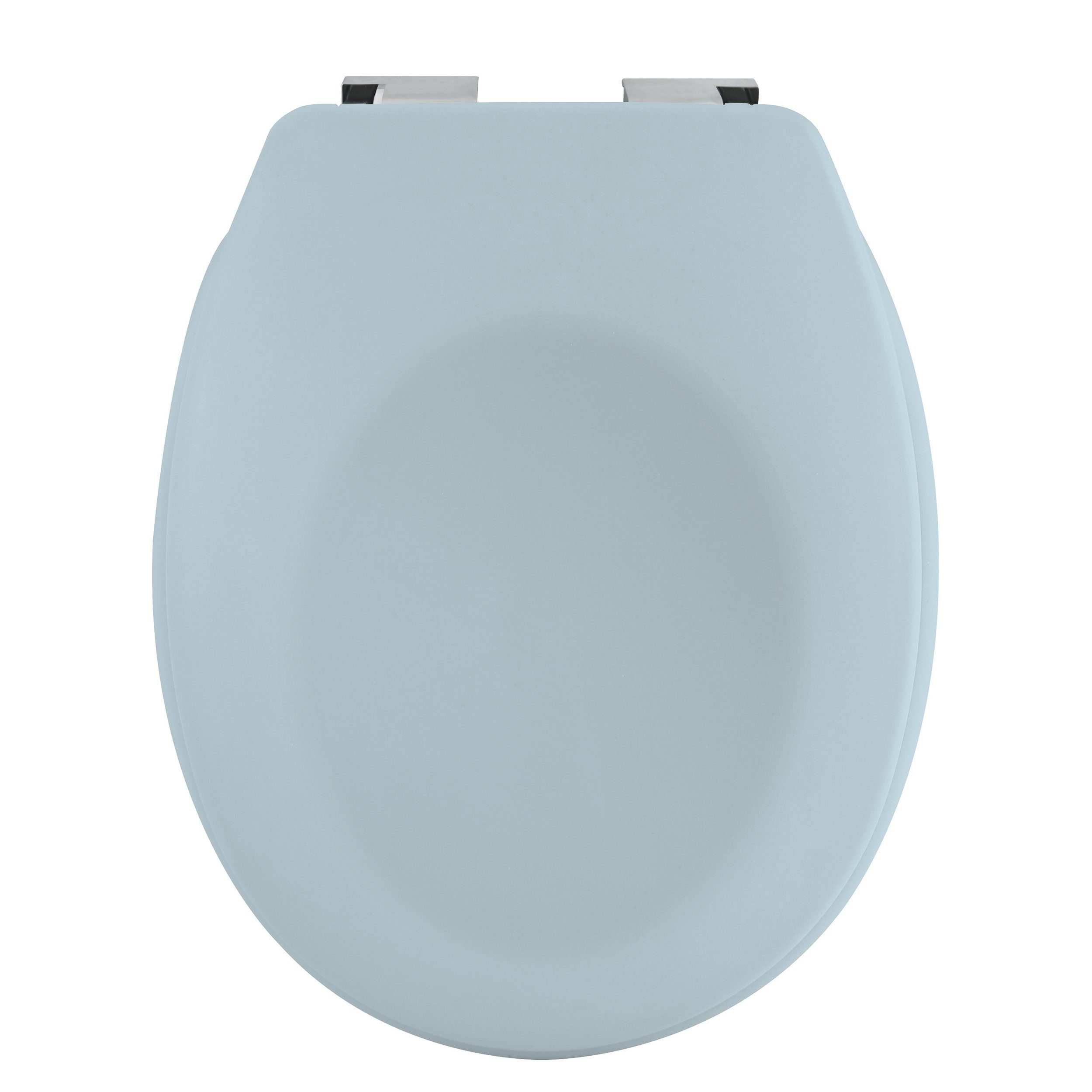 spirella WC-Sitz NEELA, Premium Stabilität, Soft blau hohe ice Optik, Close in Kunststoff, angesagter langlebig, leichtem oval, Duroplast Toilettendeckel matt Absenkautomatik, bruchsicher, aus neue Trendfarben