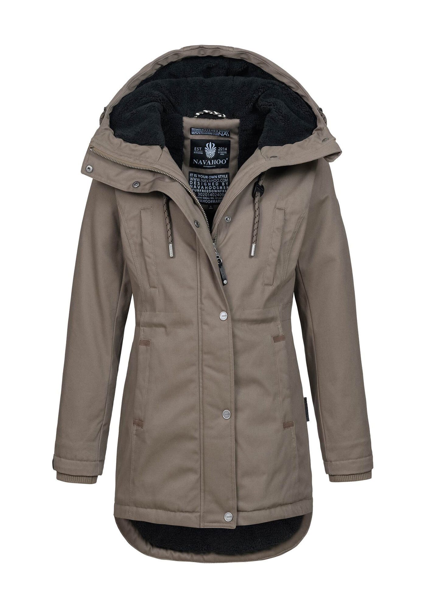 Navahoo Winterjacke Winterfunke Designer Winterjacke mit Teddyfell gefüttert – Bild 5 von 5
