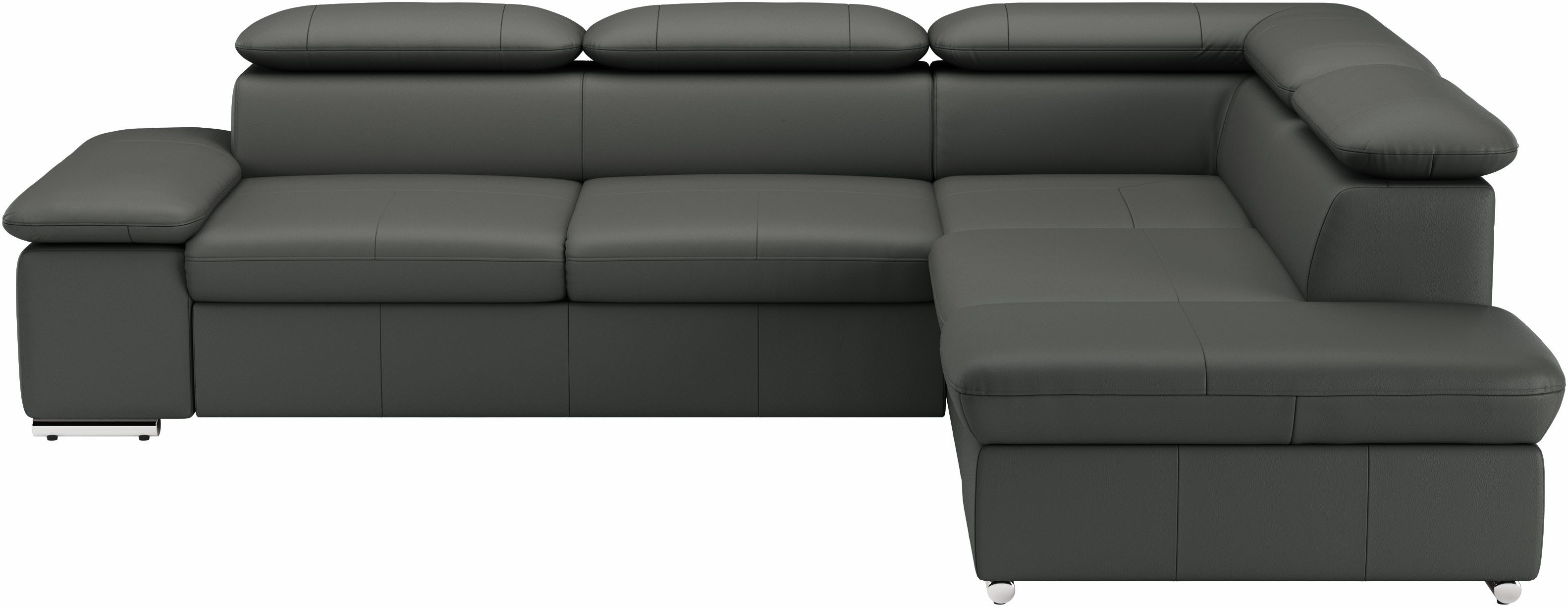 sit&more Ecksofa Valentine L-Form, B: 272 cm, mit Arm- & Kopfteilverstellung, optional mit Bettfunktion