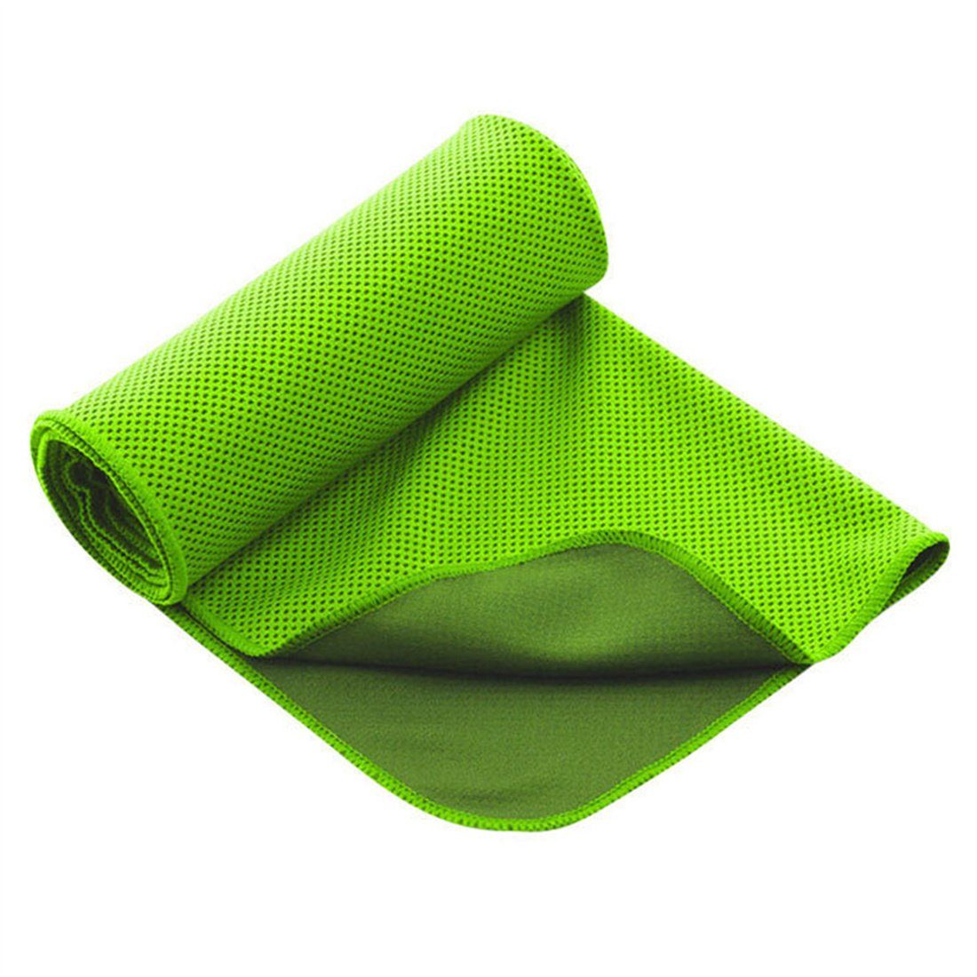 CFYDW Sporthandtuch Kühlende Sporthandtücher, schnell trocknende Handtücher für Fitness. grün
