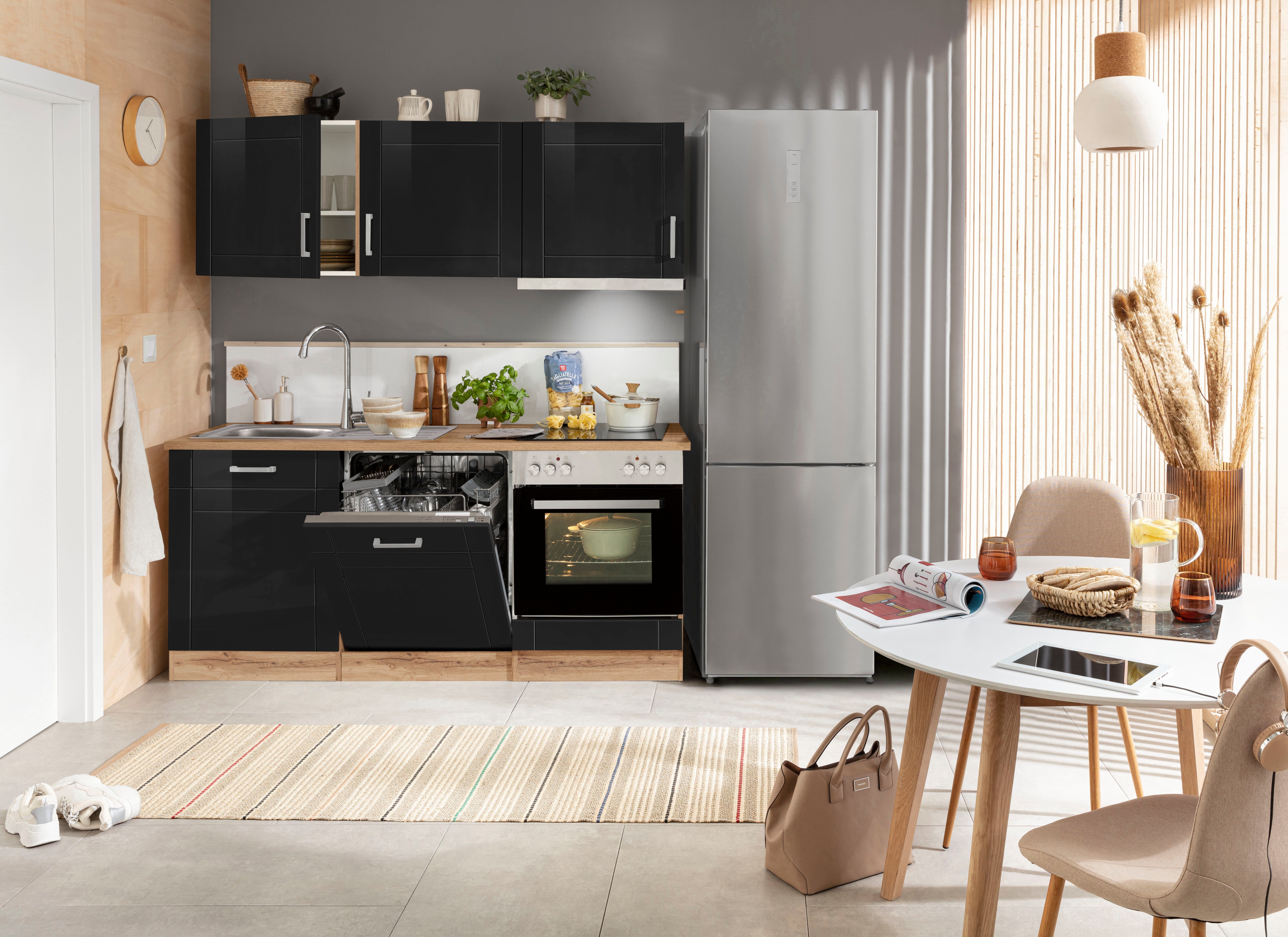 KOCHSTATION Küchenzeile KS-Tinnum, mit E-Geräten, Breite 180 cm günstig online kaufen