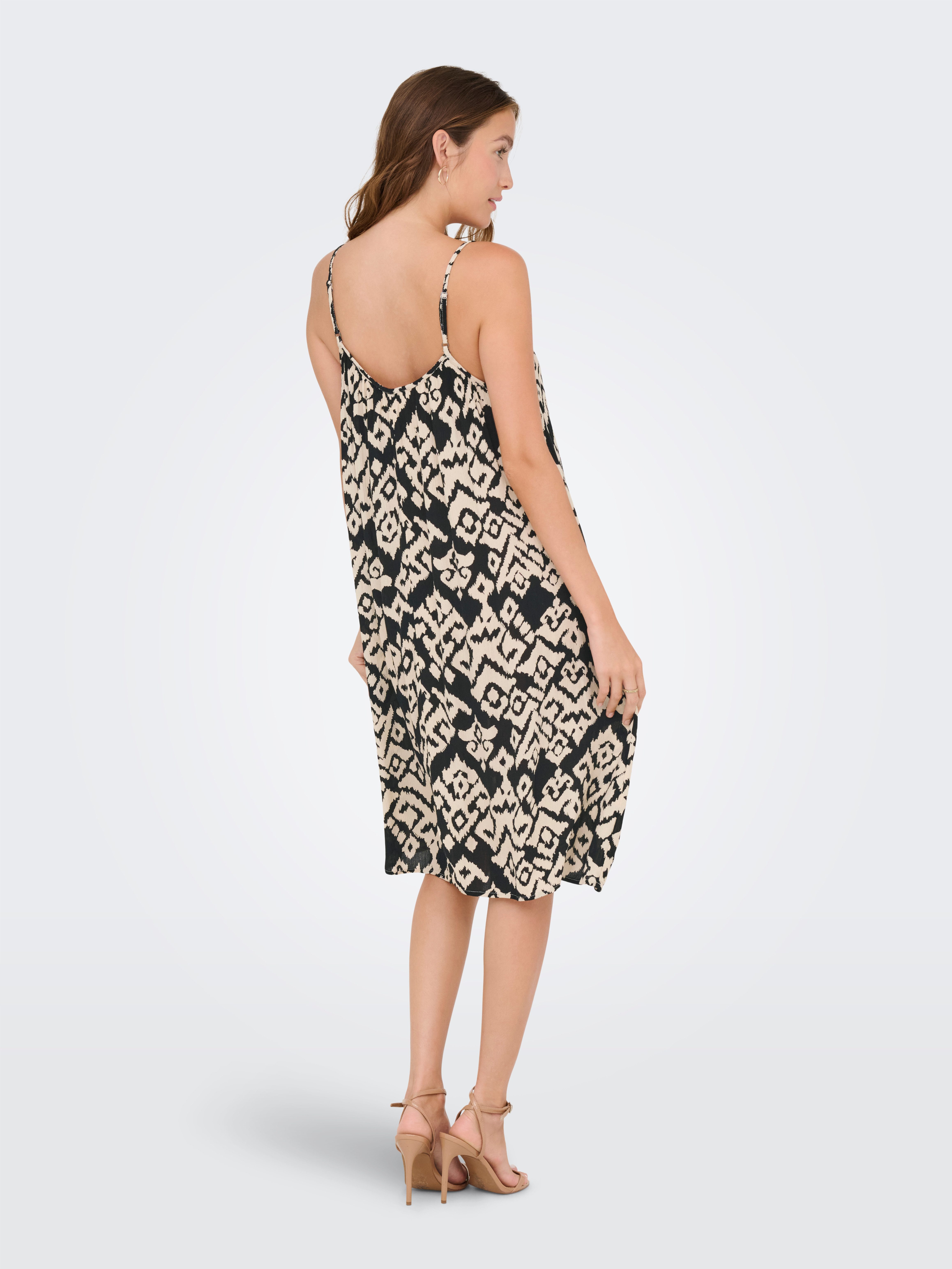 ONLY Trägerkleid ONLMAI STRAP DRESS WVN CS Viskose, regular fit