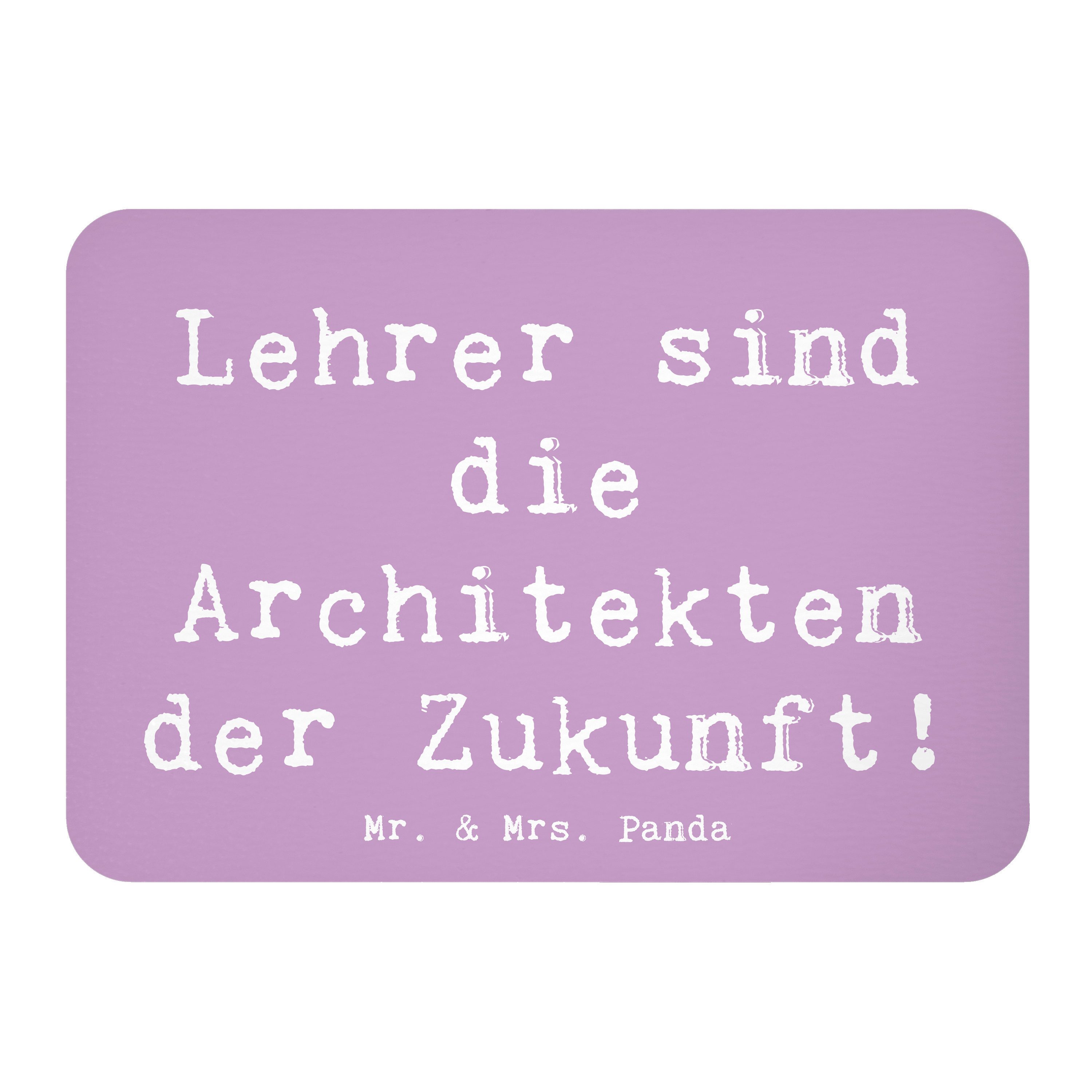 Magnet Spruch Lehrer Zukunftsarchitekten - Lavendeltraum - Geschenk, Engagem