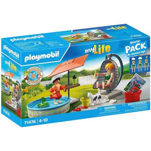 Playmobil® Konstruktions-Spielset Planschspaß zu Hause (71476), City Life, (29 St), teilweise aus recyceltem Material; Made in Europe