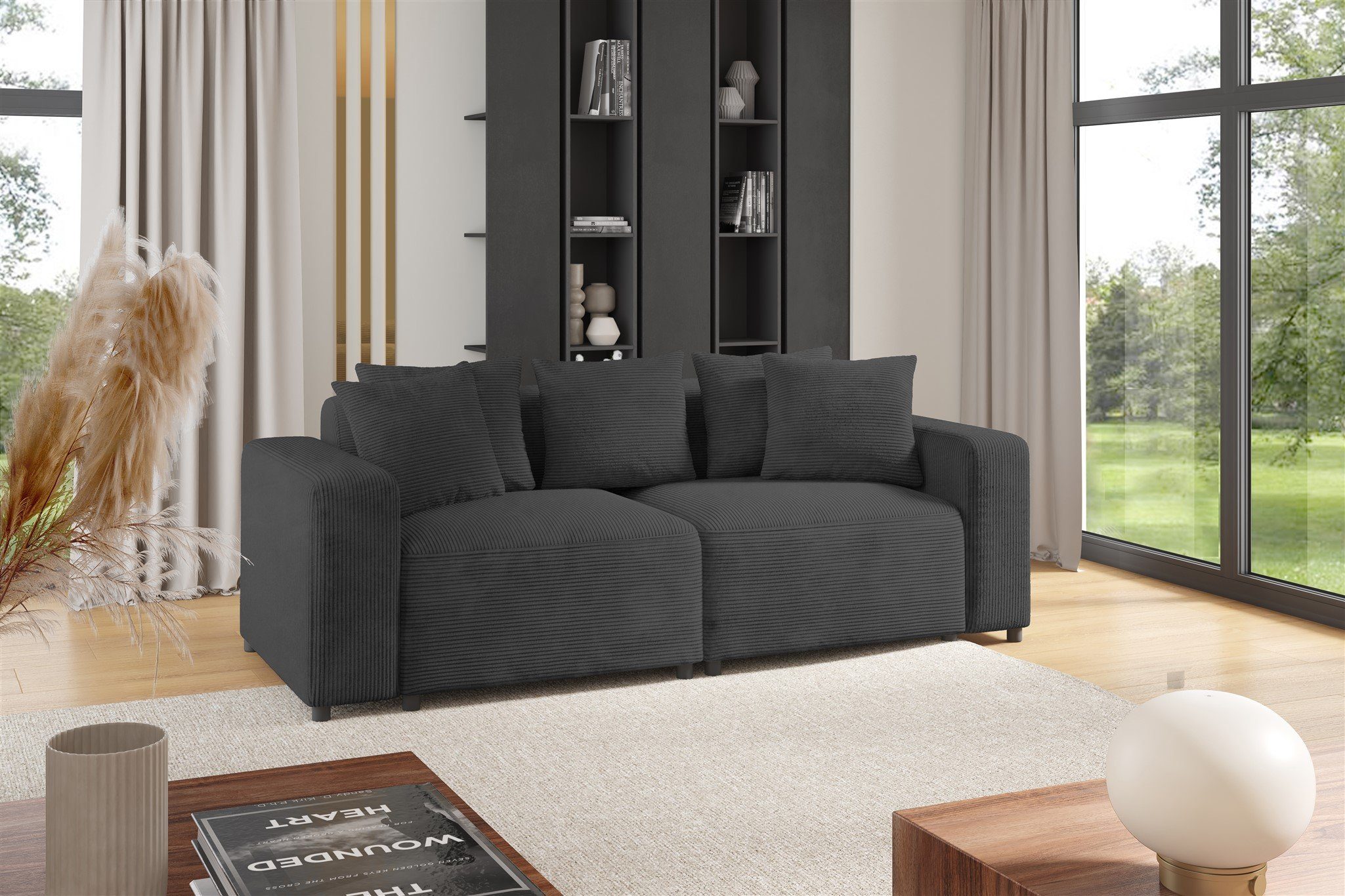 Fun Möbel 2-Sitzer Sofa Designersofa MEGAN günstig online kaufen