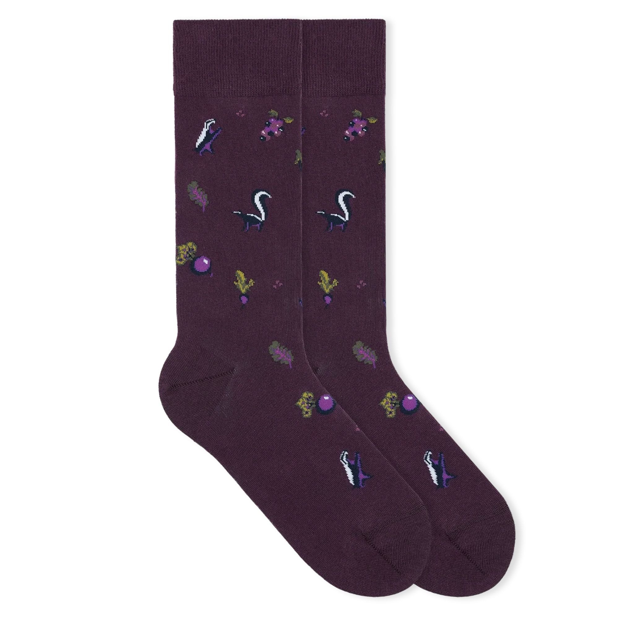 von Jungfeld Носки Gemusterte Носки mit Herbst Icons in mehrfarbig (1 Paar) Businesssocken
