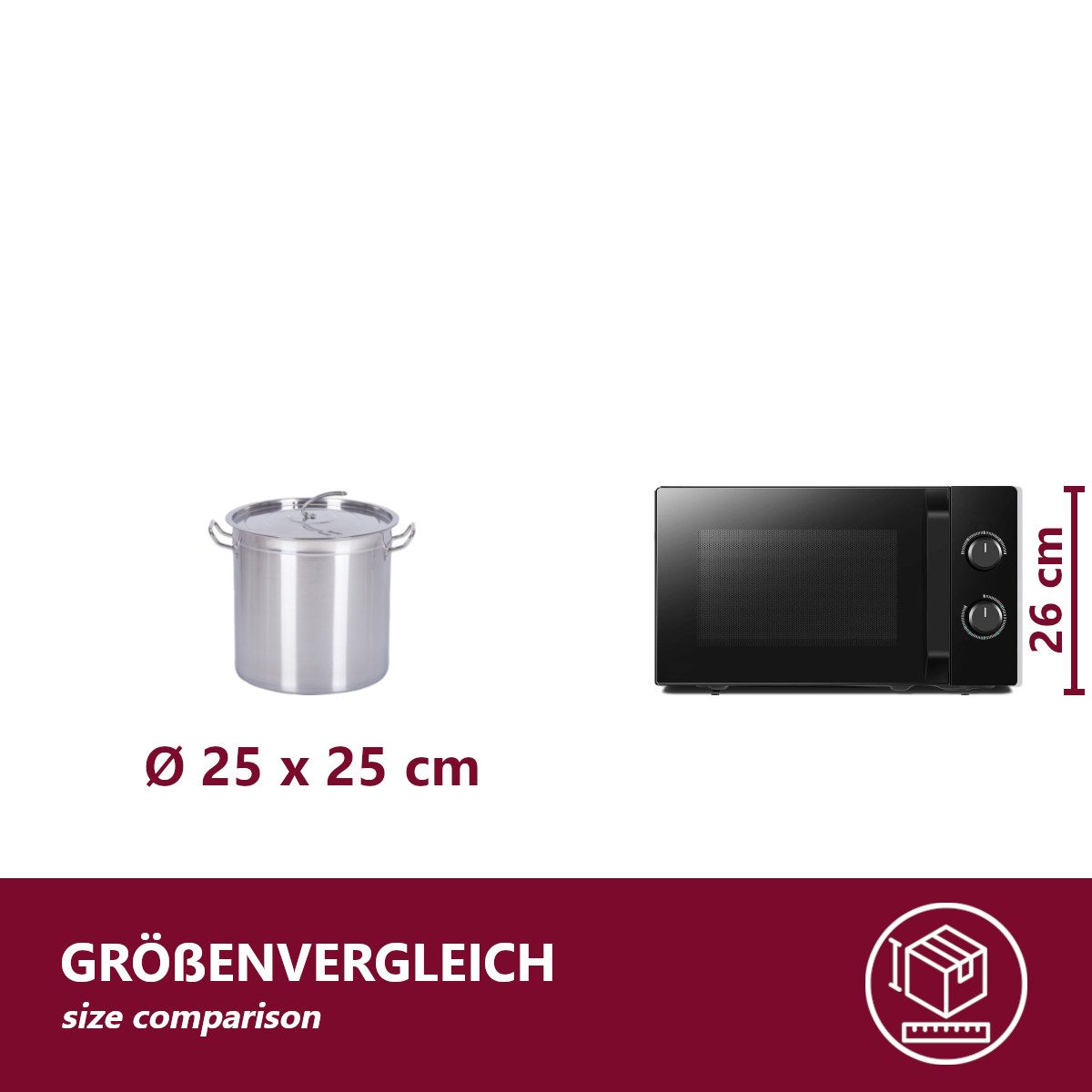 HOOZ Suppentopf Kochtopf Gastronomie Suppentopf Groß 10-170 Liter für alle Herdarten, Edelstahl (Großer 15 L Edelstahltopf mit Deckel, induktionsgeeignet, inkl. Deckel und Messskala), Großvolumiger Topf XXL – ideal für Gastro, Einkochen & große Mengen
