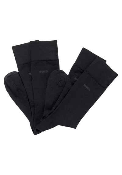 BOSS Шкарпетки 2P RS Uni WO (Packung, 2er Pack) mit eingesticktem Markenlogo