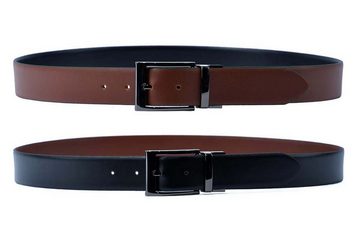 LLOYD Men’s Belts Ledergürtel LLOYD-Herren-Wendegürtel 35mm Schwarz-Braun