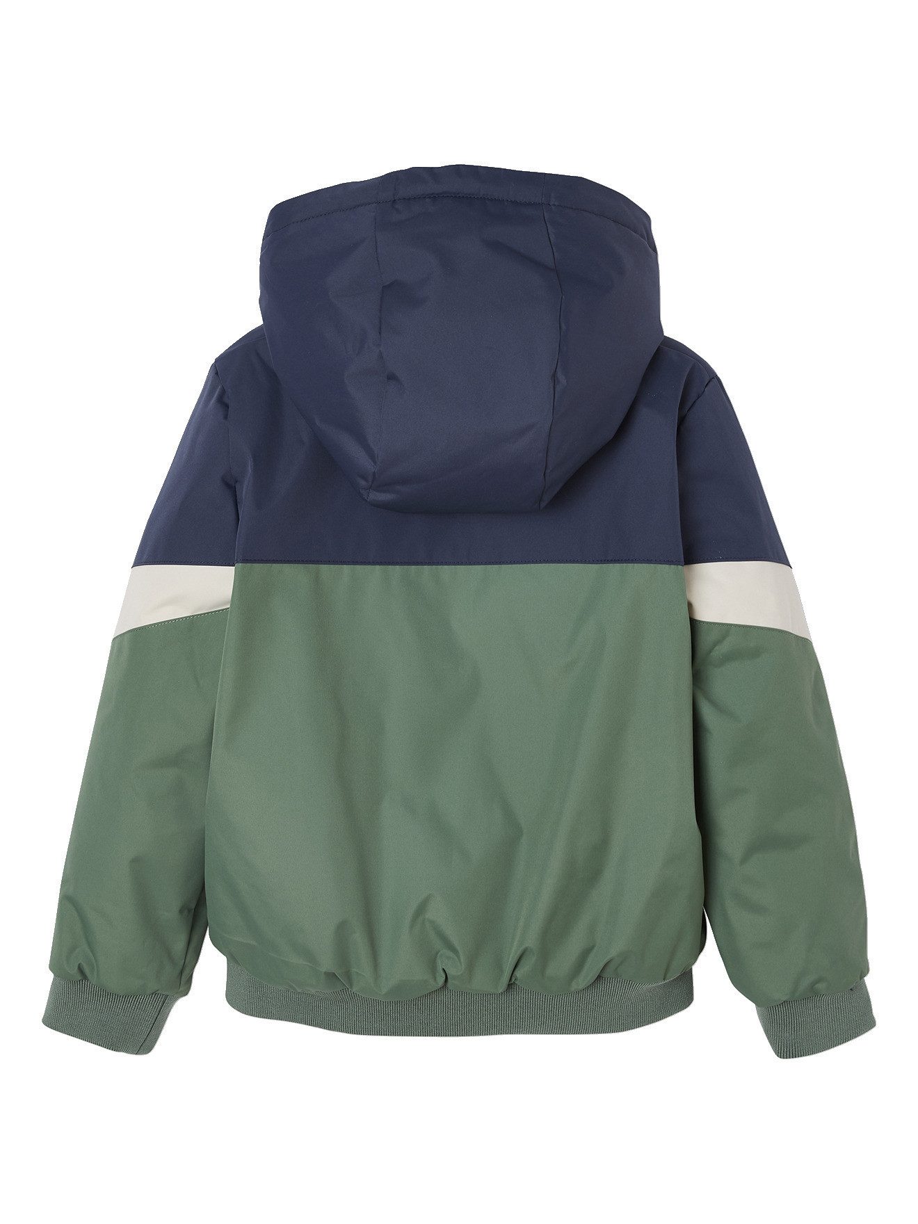 vertbaudet Parka Jungen Windjacke, Wattierung Recycling-Polyester