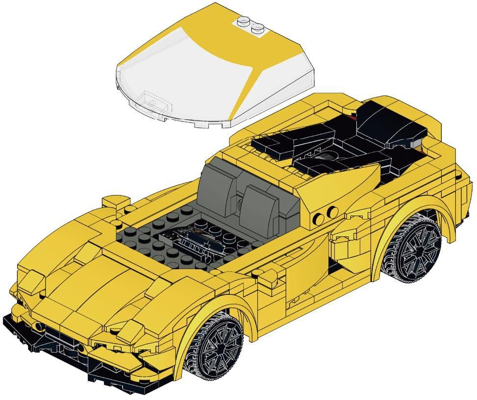 CaDA CaDA Race Car 1/20 (289 Teile) Konstruktionsspielsteine – Bild 2 von 4