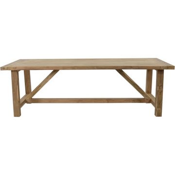 Lesli Living Gartentisch Tafel Gartentisch CASTLE recycelt TEAK-Holz 240cm