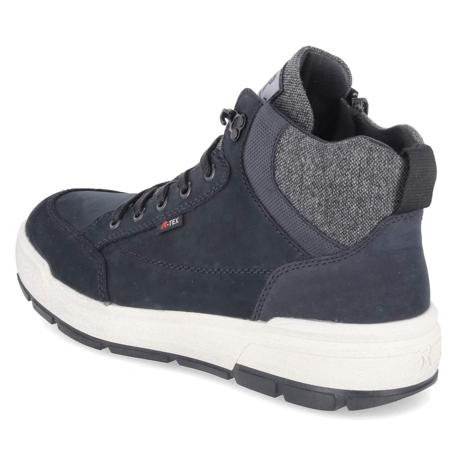 Rieker Rieker U0074-14 Herren Leder & Textil blue Schnürstiefel