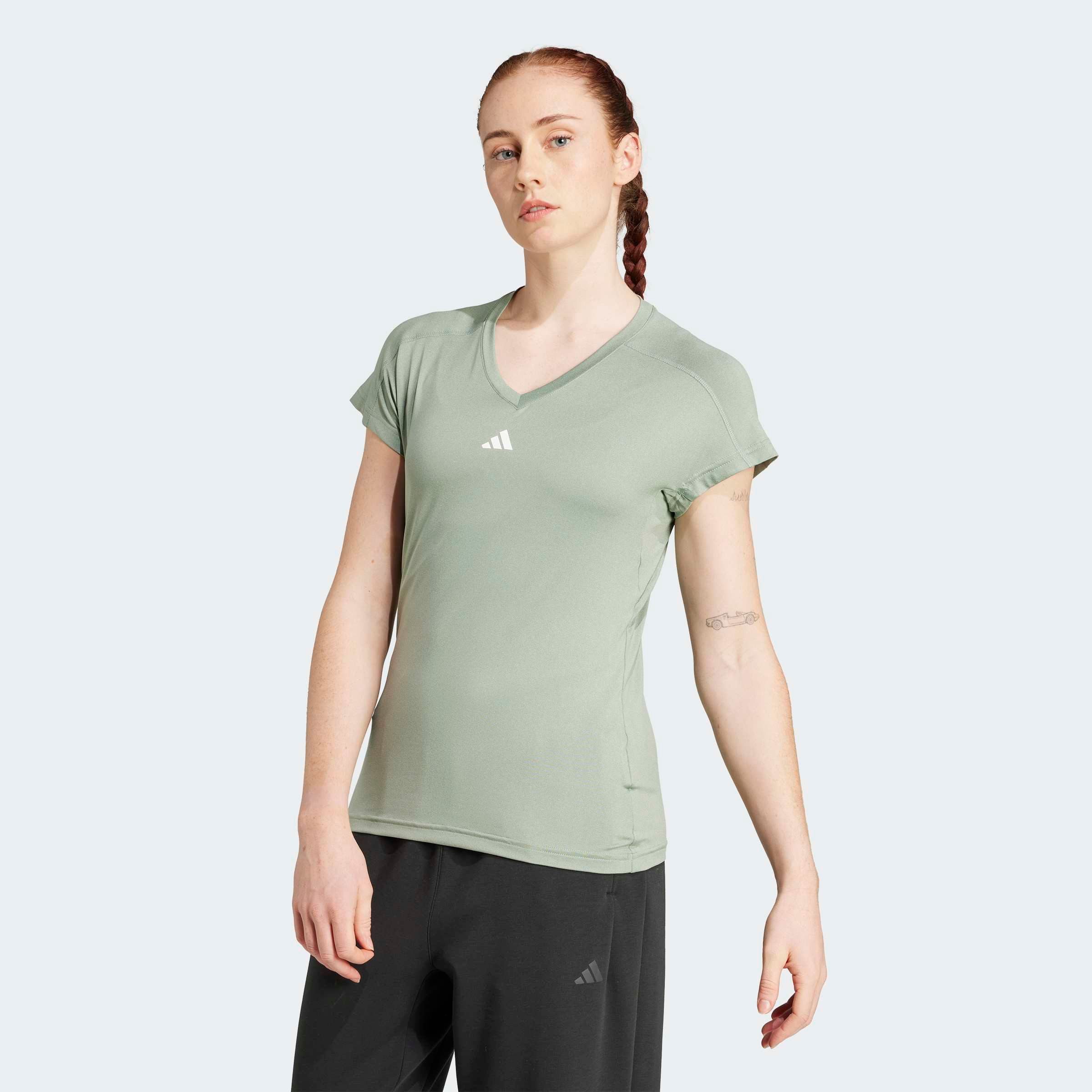 adidas Performance T-Shirt AEROREADY TRAIN ESSENTIALS MINIMAL BRANDING V-NE günstig online kaufen