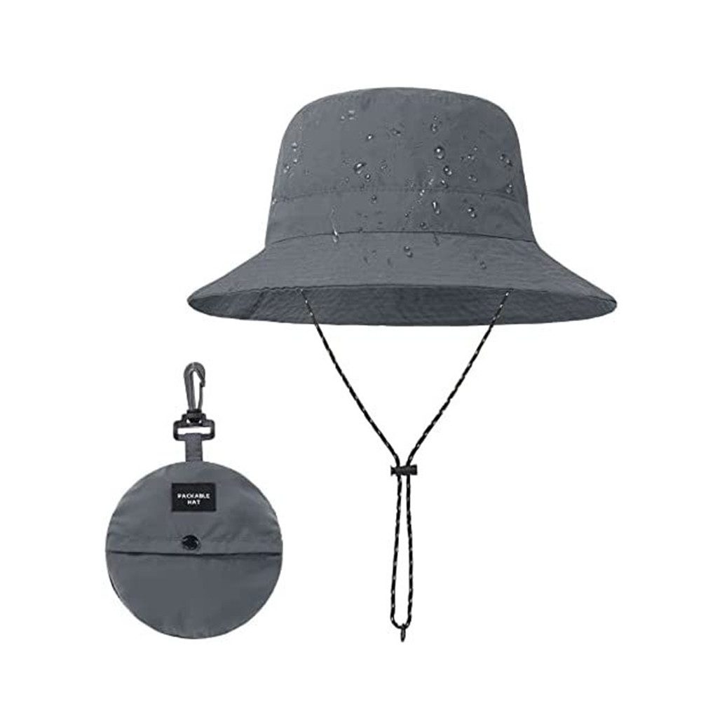 Bextsrack Sonnenhut Faltbar Wasserdicht Fischerhut Regenhut Anglerhut Sonnenhut Sommerhut Für Männer und Frauen