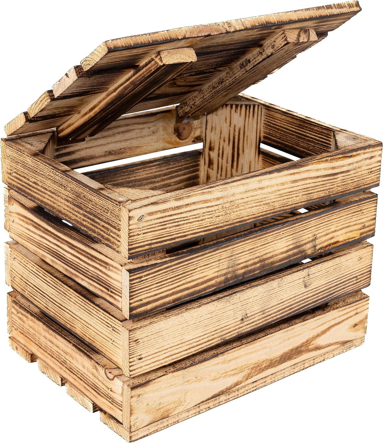 Creative Deco Aufbewahrungsbox Holztruhe Holzkiste mit günstig online kaufen