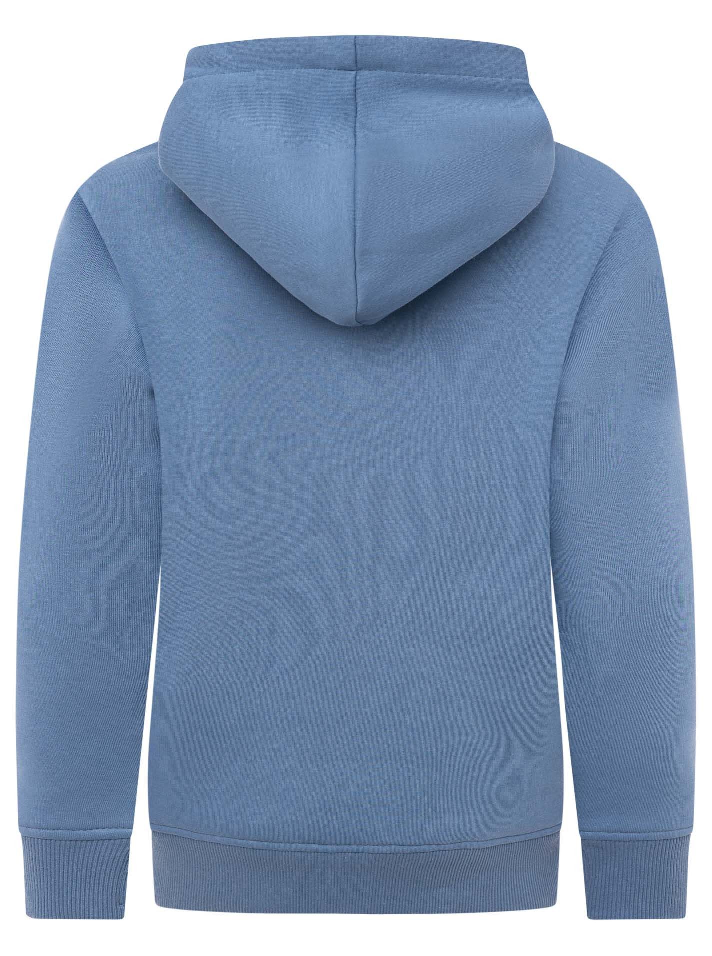Zwillingsherz Hoodie "Seepferdchen" runde Stickerei, maritimer Look, Kapuze, Tasche – Bild 4 von 5