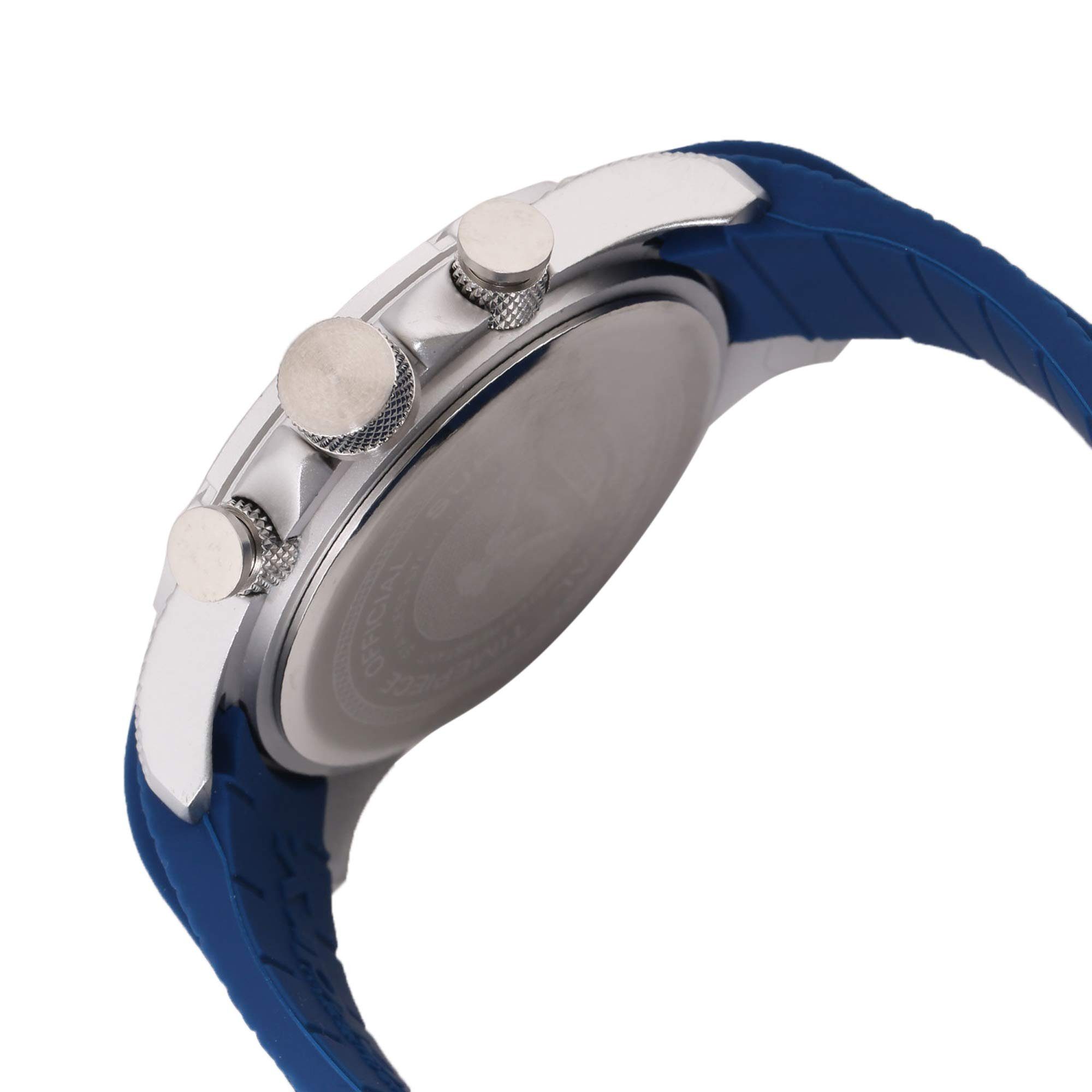 Quarz mit Silikon Multi Armband Superdry Uhr Zifferblatt Herren Quarzuhr, SYG257U