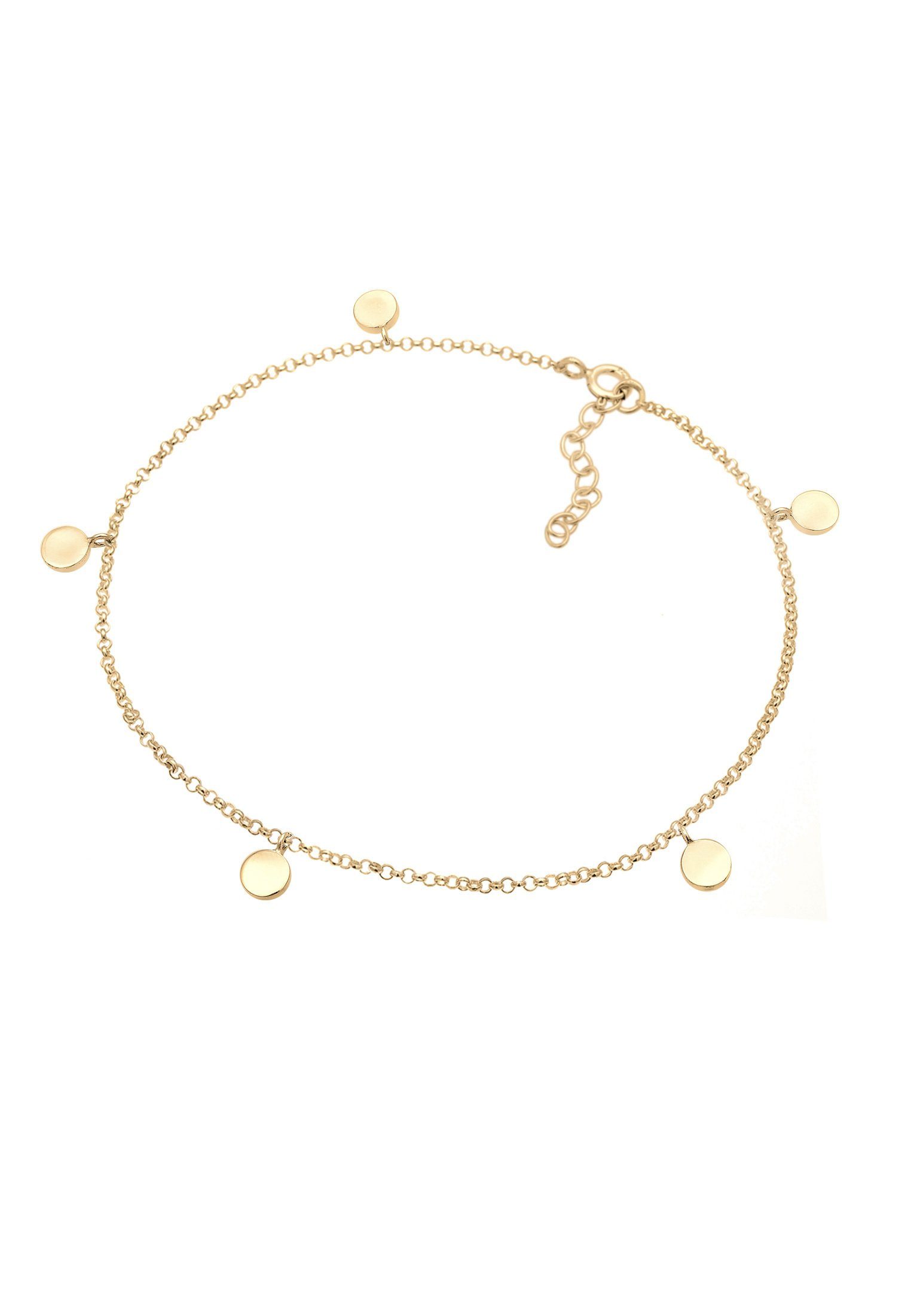 Elli Fußkette Fußkette mit Plättchen Sommer günstig online kaufen
