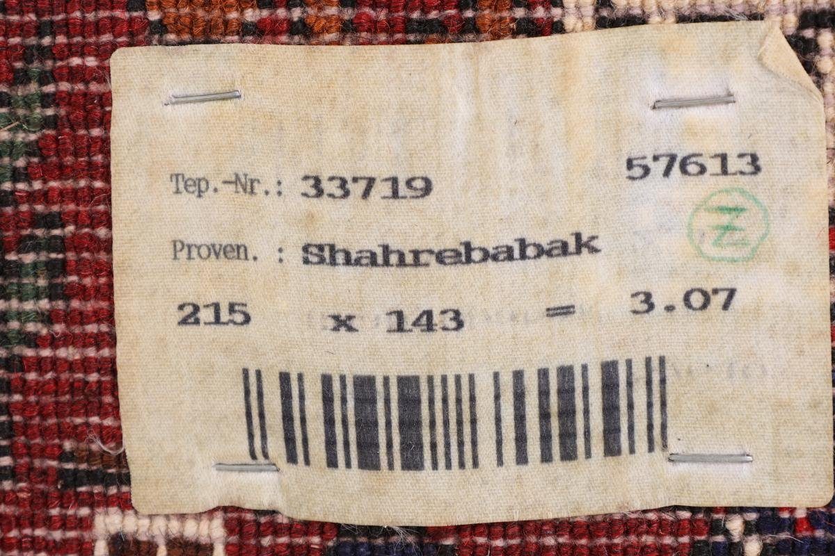Perserteppich, mm Orientteppich / Handgeknüpfter Nain Shahrbabak 12 rechteckig, Trading, 142x216 Höhe: Orientteppich