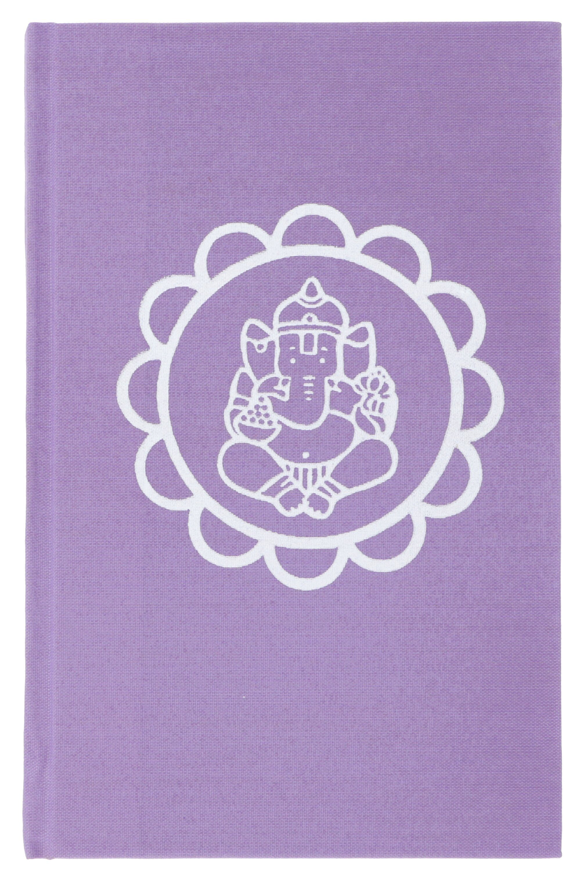 Guru-Shop Tagebuch Notizbuch, Tagebuch - Ganesh Mandala violett