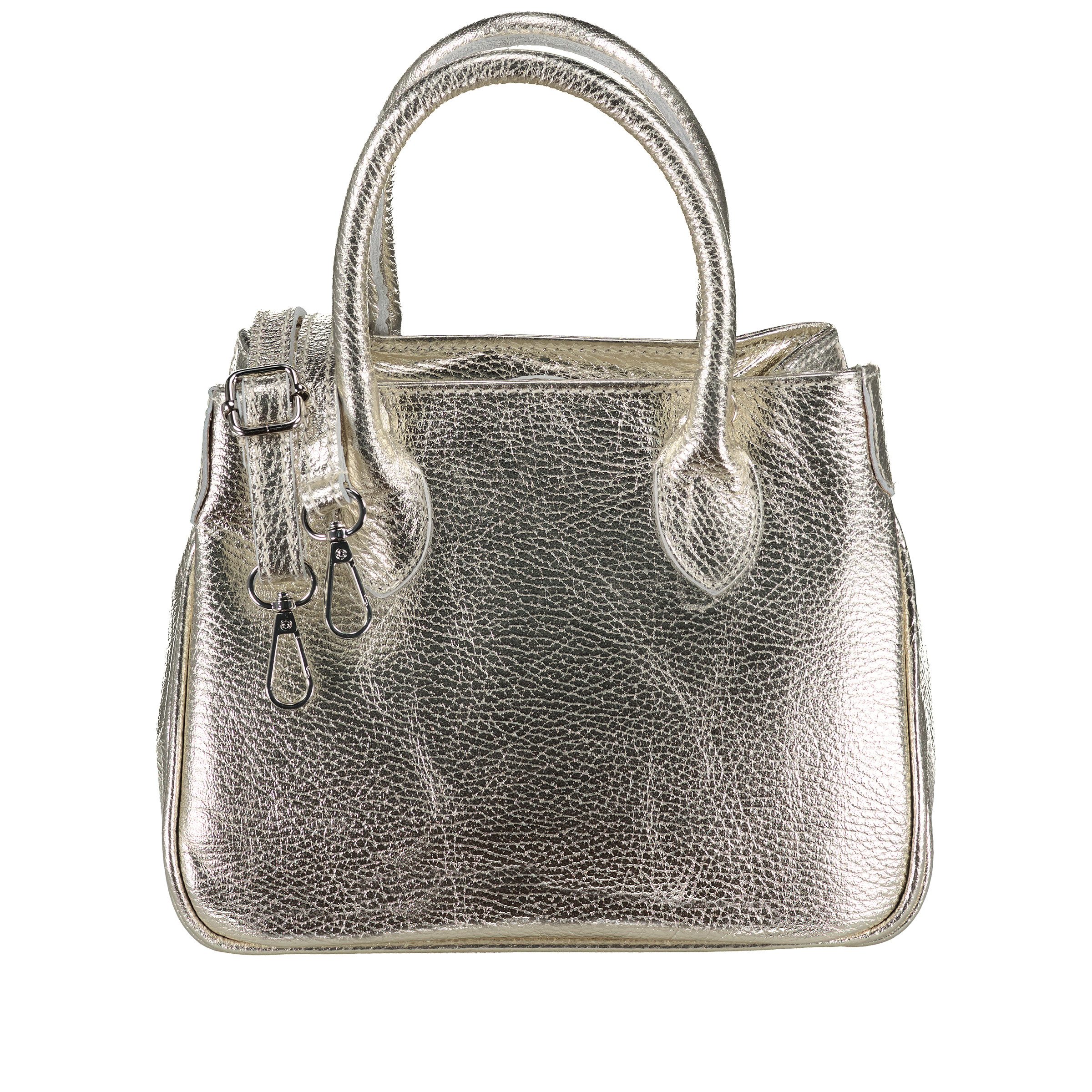 Handtasche Metallic
