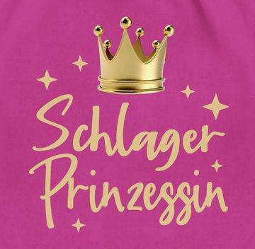 Shirtracer Turnbeutel Schlager Prinzessin - Schlagerparty Konzert Volksmusik, Schlager Party Outfit