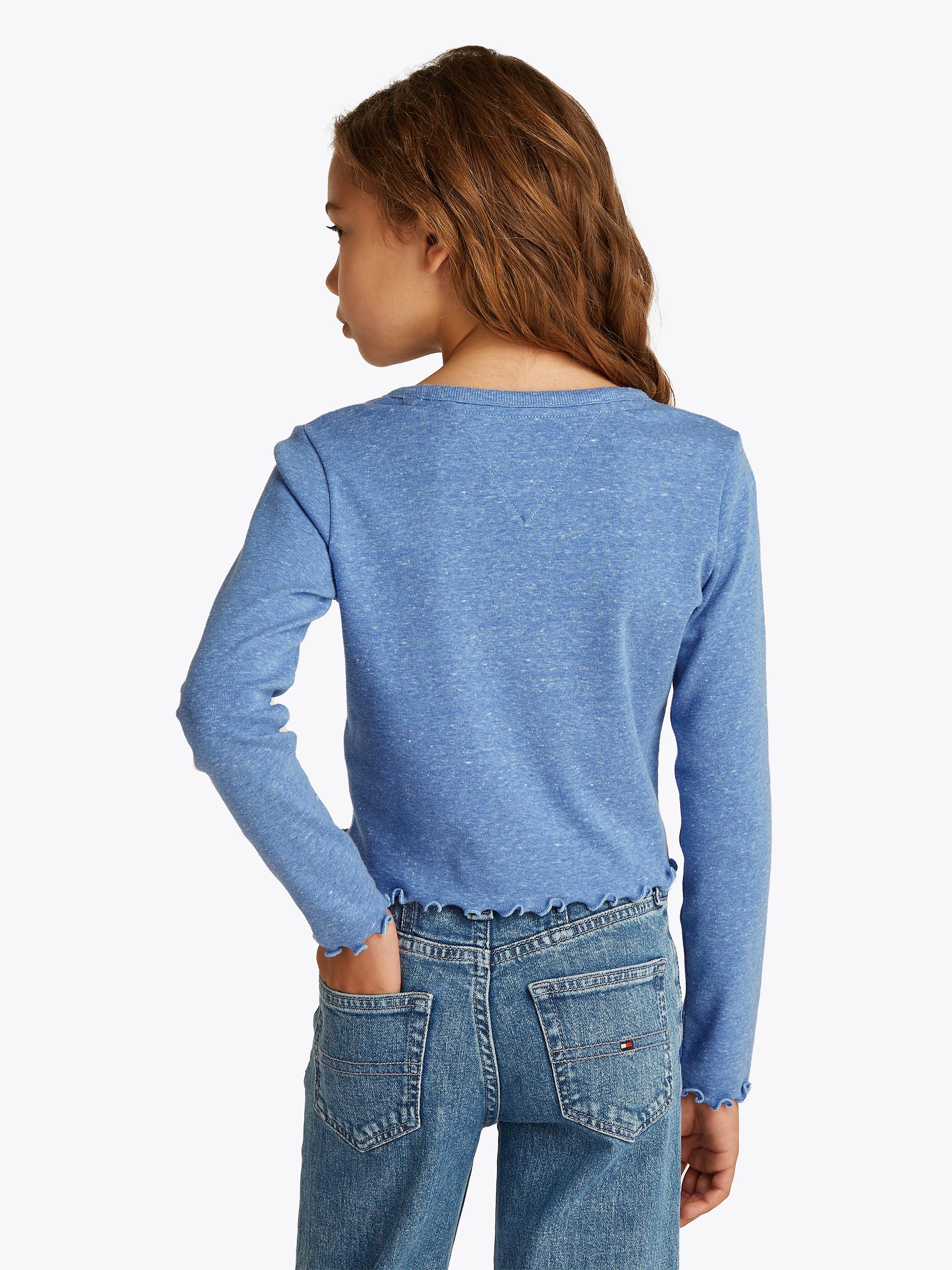 Tommy Hilfiger Langarmshirt SLUB KNIT TOP günstig online kaufen