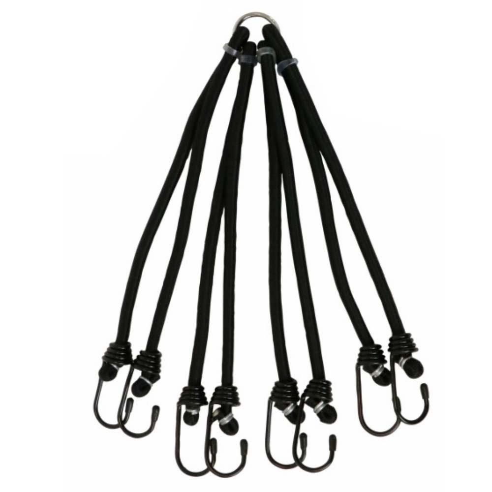 CAR POINT Gepäckgurt Gepäckspinne Spanngurt, (8 mm, 55 cm), acht-armig mit stabilen Haken