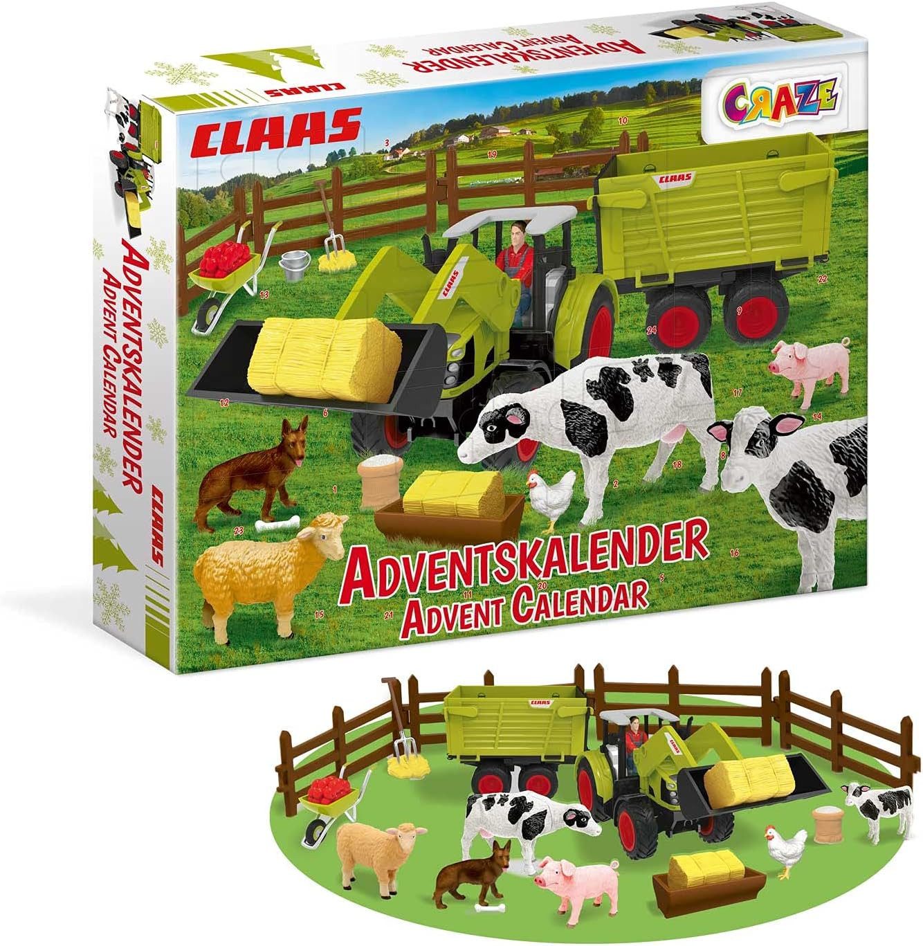 CRAZE Adventskalender CRAZE Adventskalender CLAAS Spielzeug Adventskalender günstig online kaufen