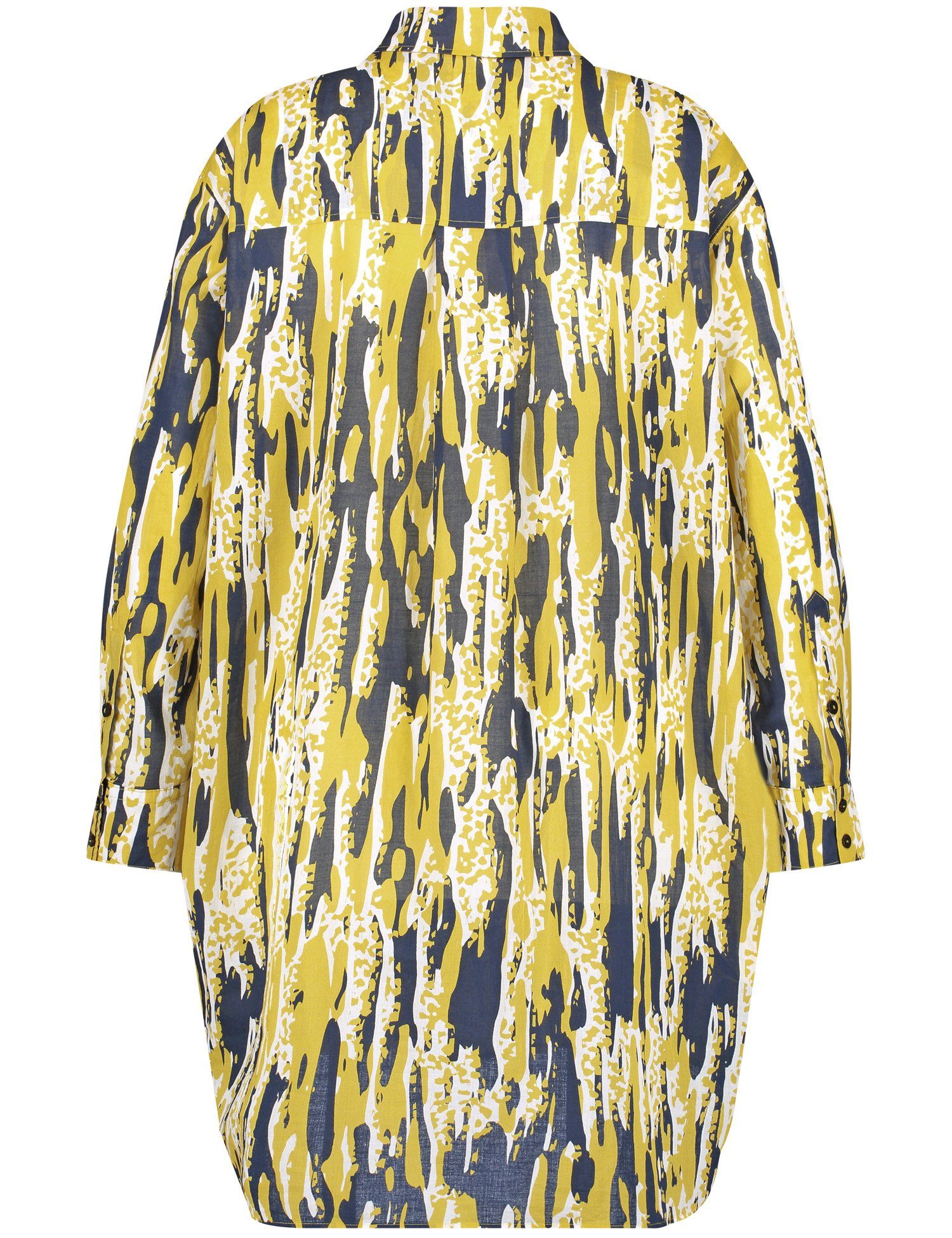 Samoon Klassische Bluse Longbluse mit Print