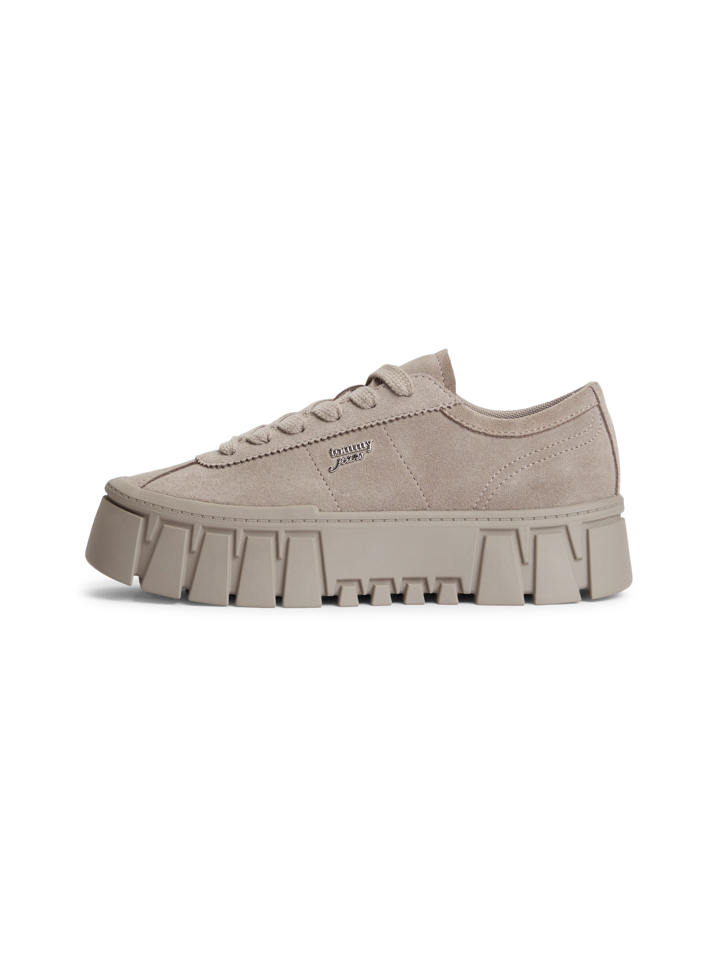 Tommy Jeans TJW PLATFORM SNEAKER SUEDE Plateausneaker Freizeitschuh, Halbschuh, Schnürschuh mit markanter Plateausohle – Bild 5 von 5
