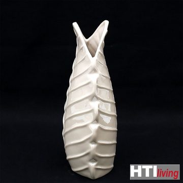HTI-Living Dekovase Porzellan-Vase Monstera-Blatt