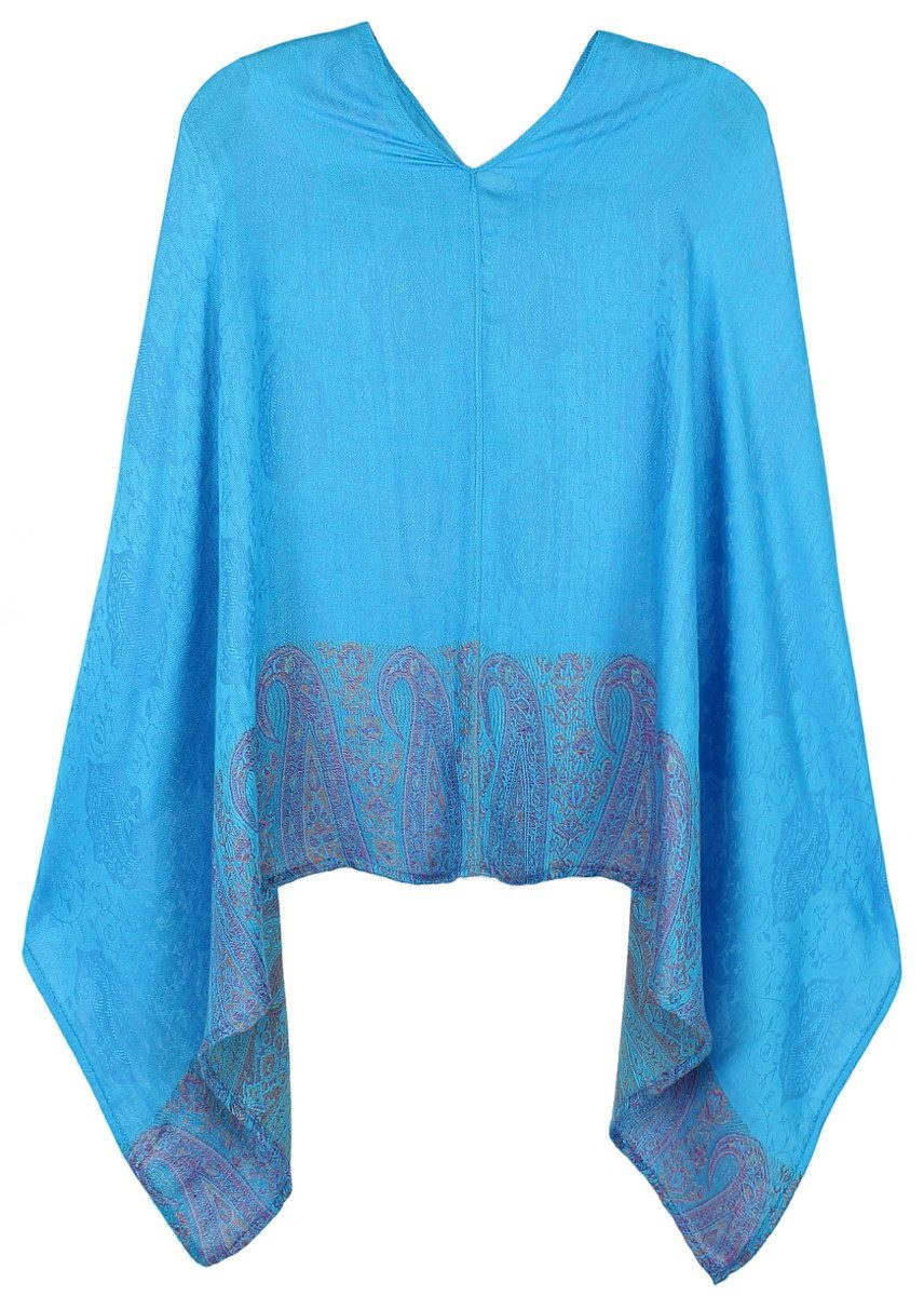 dy_mode Blusenponcho Eleganter Damen Poncho Geblümt günstig online kaufen